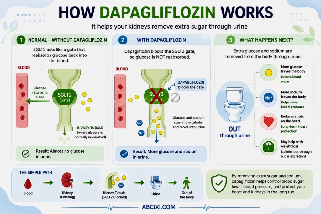 Dapagliflozin mechanism of action 